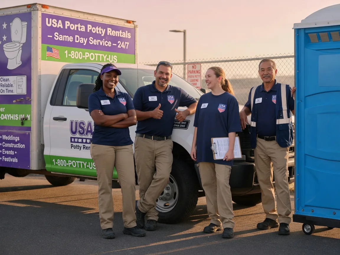 Porta Potty Rental company in Johannesburg, CA